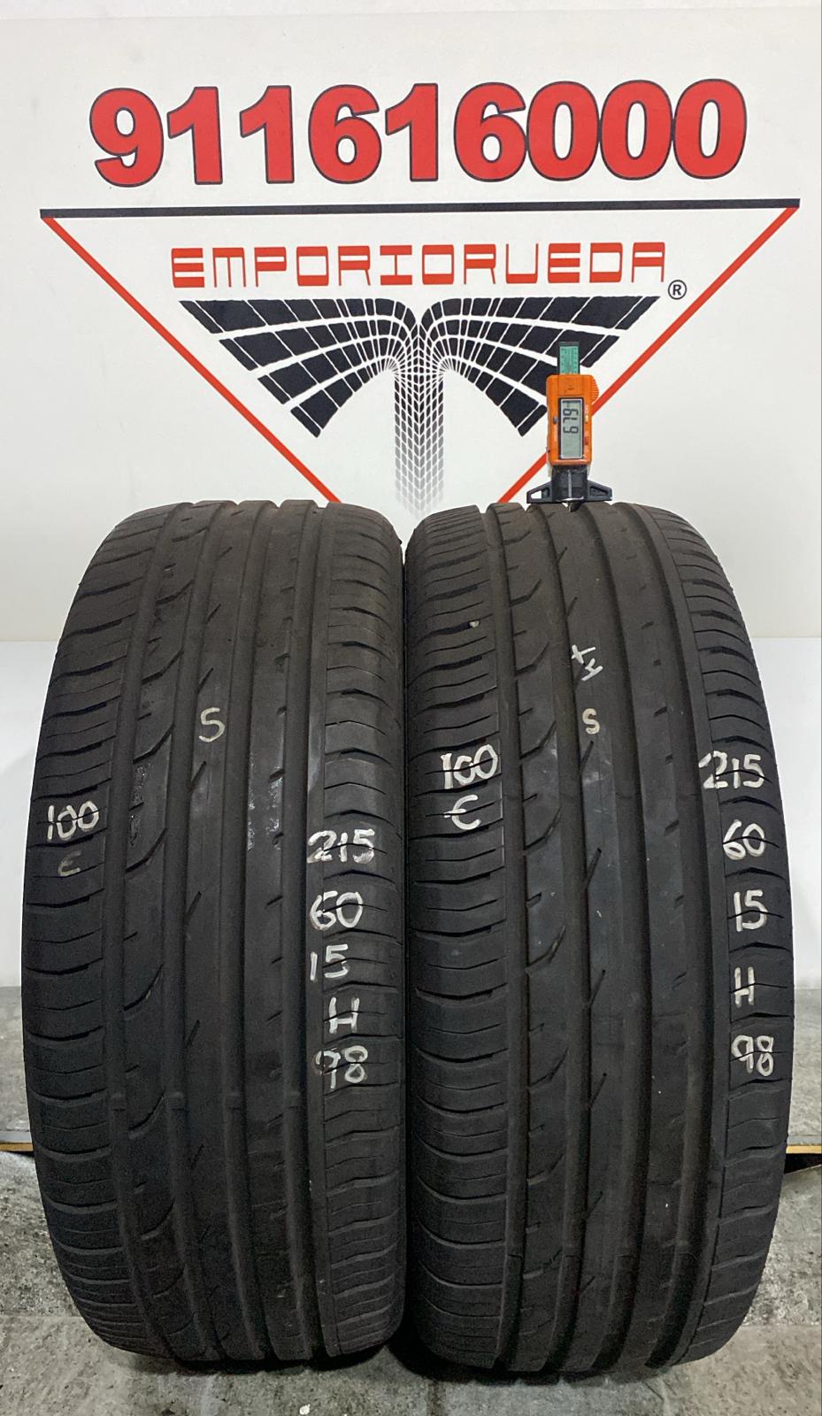 CONTINENTAL CONTIPREMIUMCONTACT 2 USADO  215/60 R15 98 H